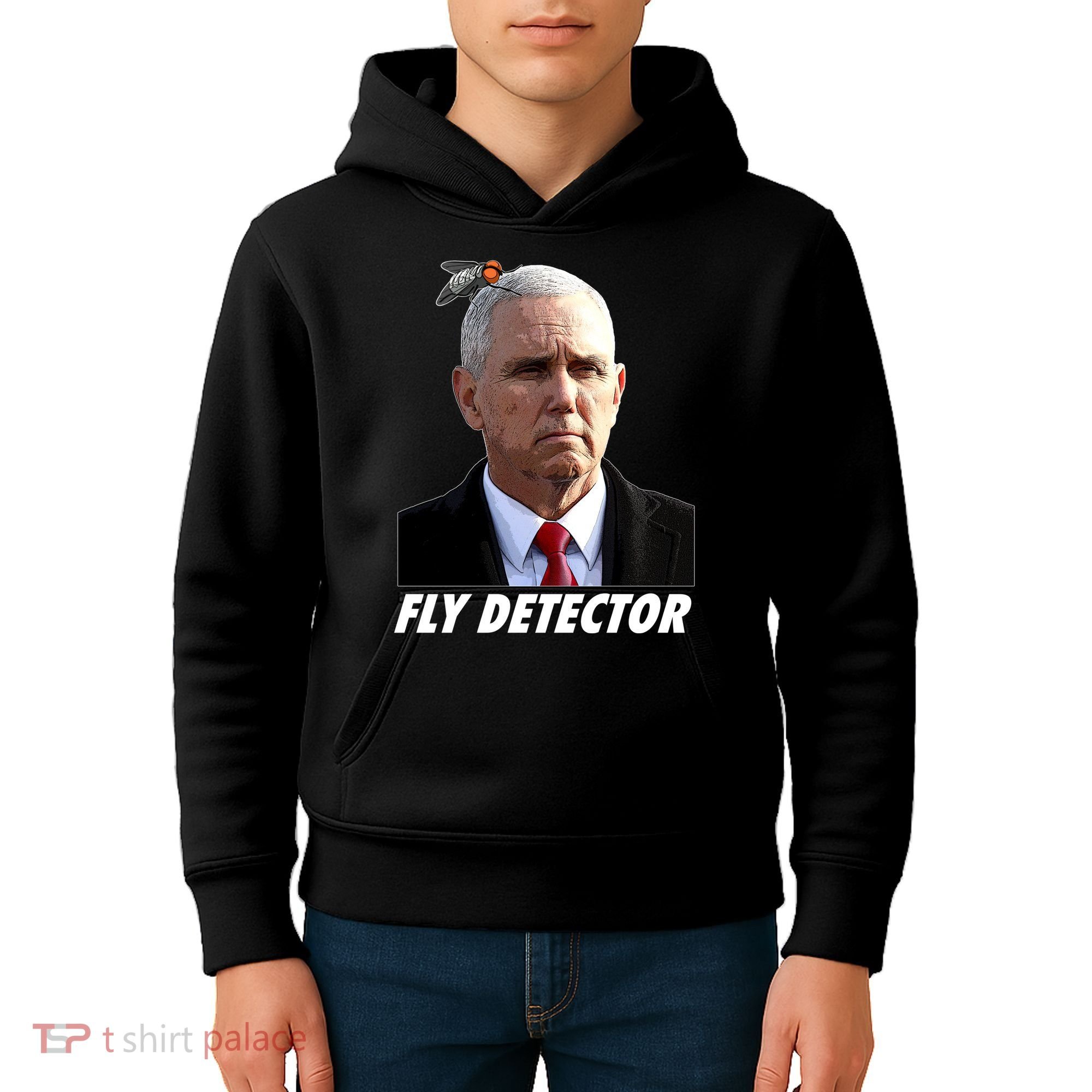 Fly Detector Mike Pence  Kids Hoodie