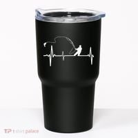 Fly Fishing Heartbeat Pulse Tumbler thumb 0