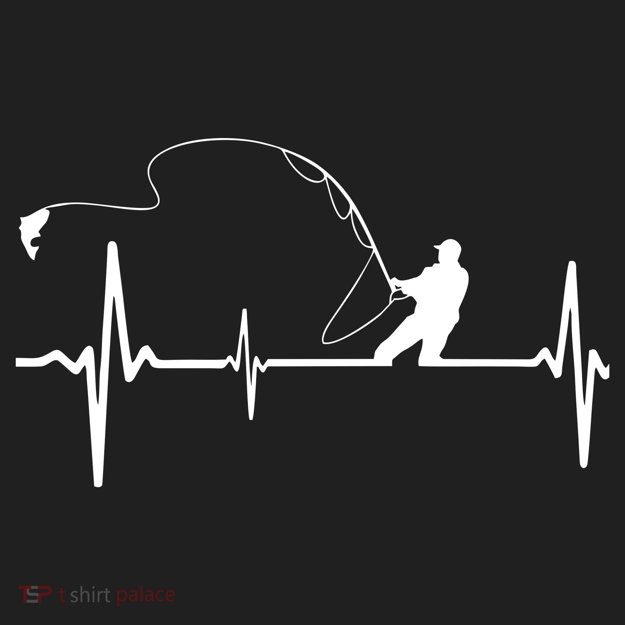 Fly Fishing Heartbeat Pulse Tumbler