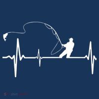 Fly Fishing Heartbeat Pulse Long Sleeve Shirt thumb 2