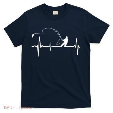 Fly Fishing Heartbeat Pulse T-Shirt
