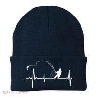 Fly Fishing Heartbeat Pulse Beanie thumb 0