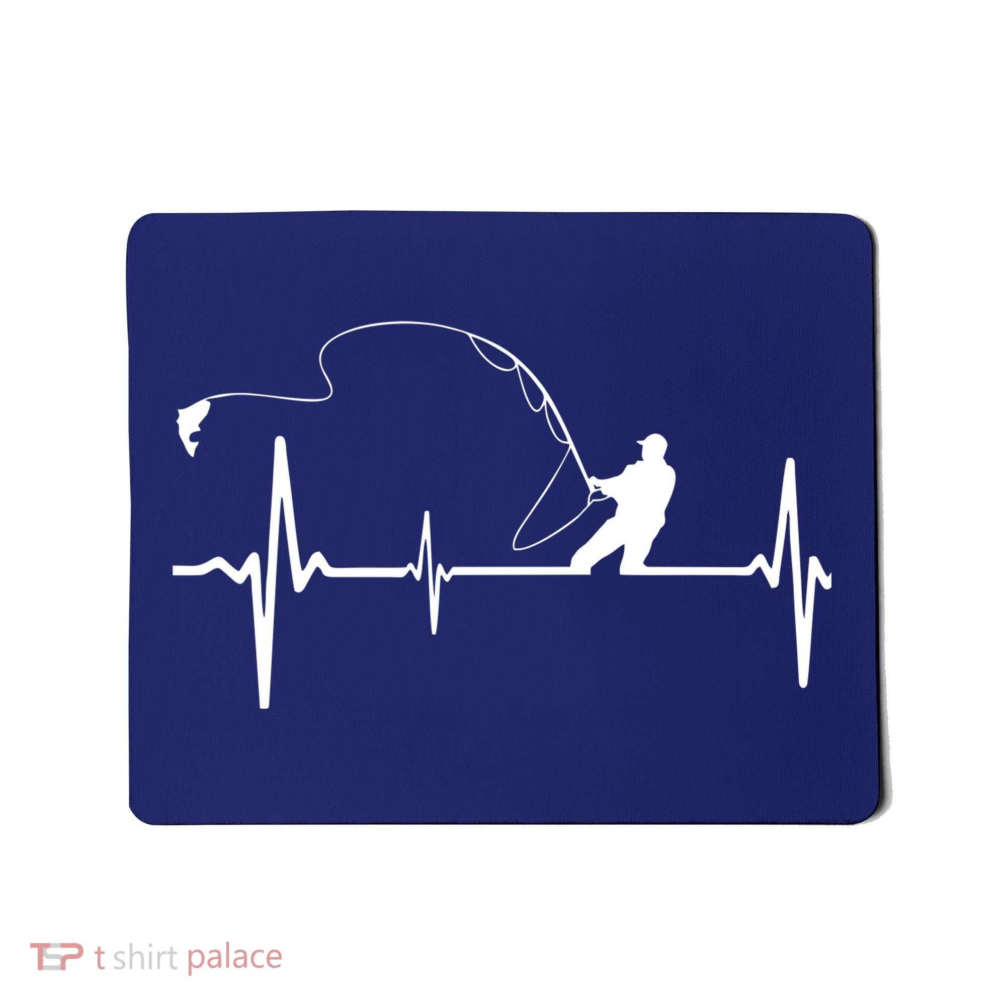Fly Fishing Heartbeat Pulse Mousepad