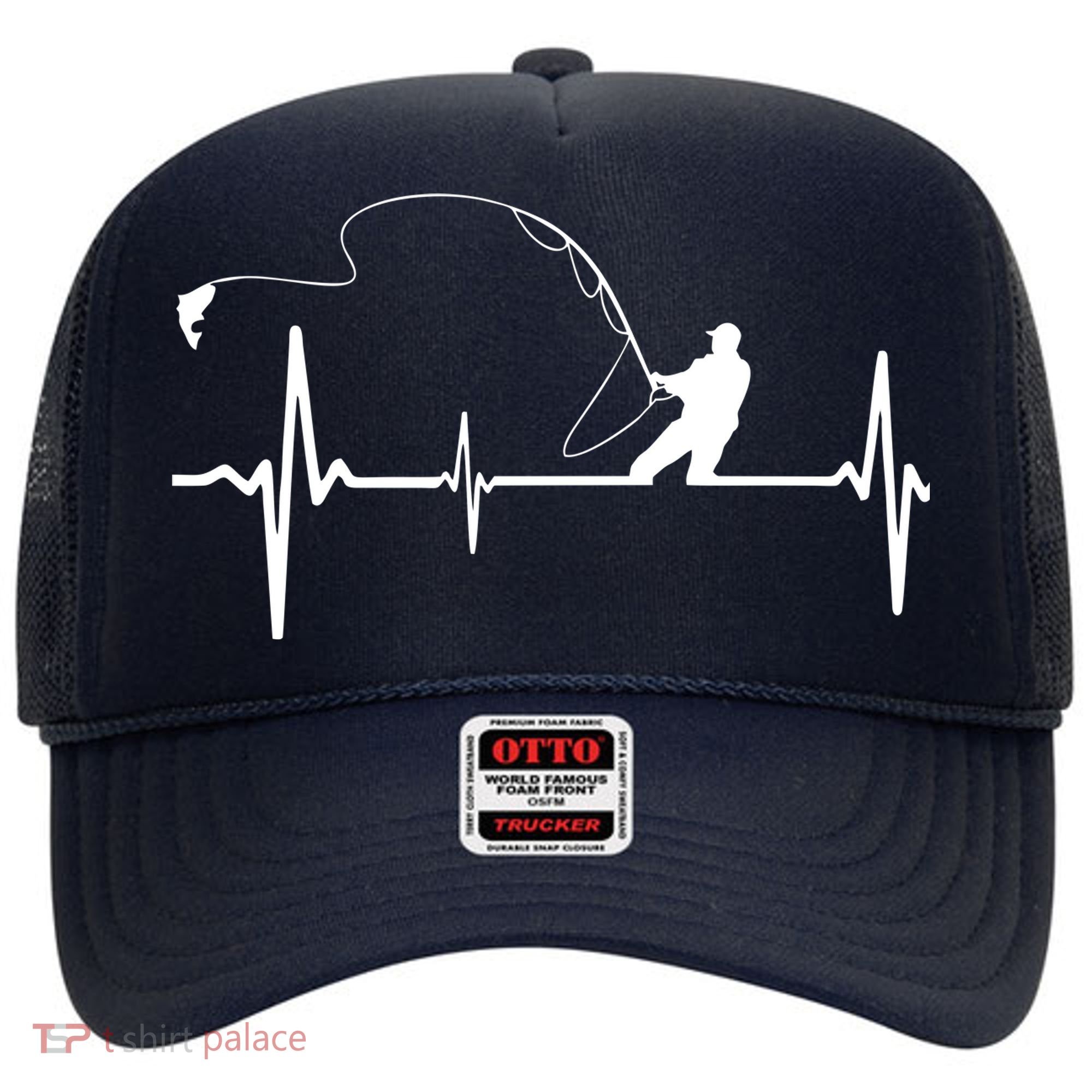Fly Fishing Heartbeat Pulse Hat