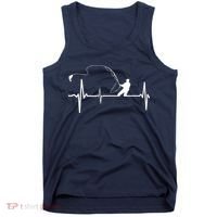 Fly Fishing Heartbeat Pulse Tank Top thumb 0