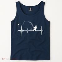 Fly Fishing Heartbeat Pulse Tank Top thumb 2