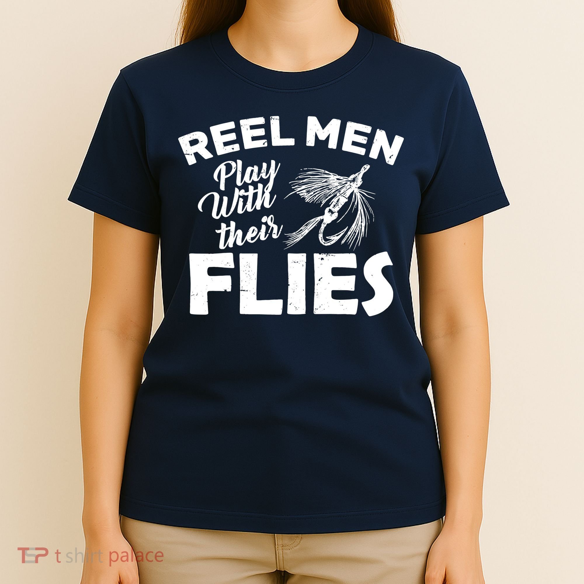 Fly Fishing Reel Men Play With Their Flies T-Shirt