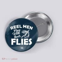 Fly Fishing Reel Men Play With Their Flies Button thumb 0