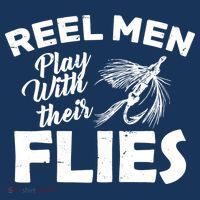 Fly Fishing Reel Men Play With Their Flies Mousepad thumb 1