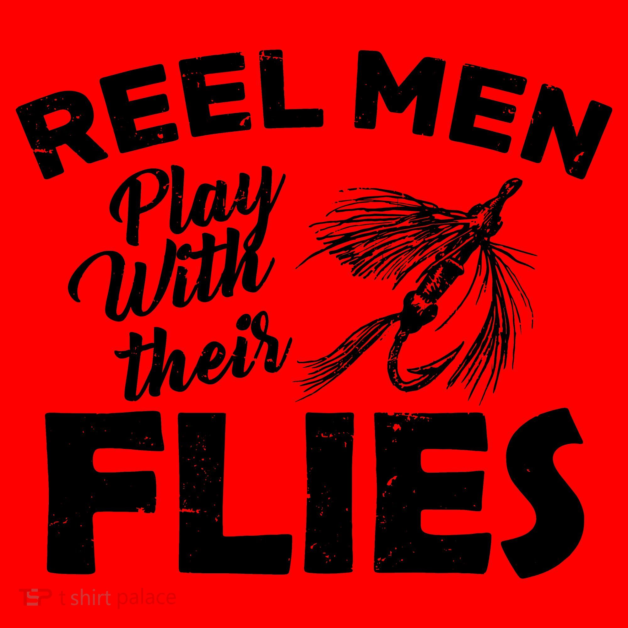 Fly Fishing Reel Men Play With Their Flies Santa Hat