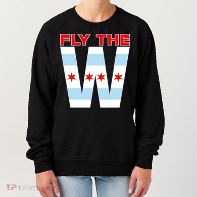 Fly The W Chicago Flag Women's Sweatshirt