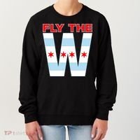 Fly The W Chicago Flag Women's Sweatshirt thumb 0