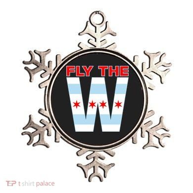 Fly The W Chicago Flag Ornament