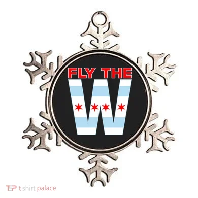 Fly The W Chicago Flag Ornament