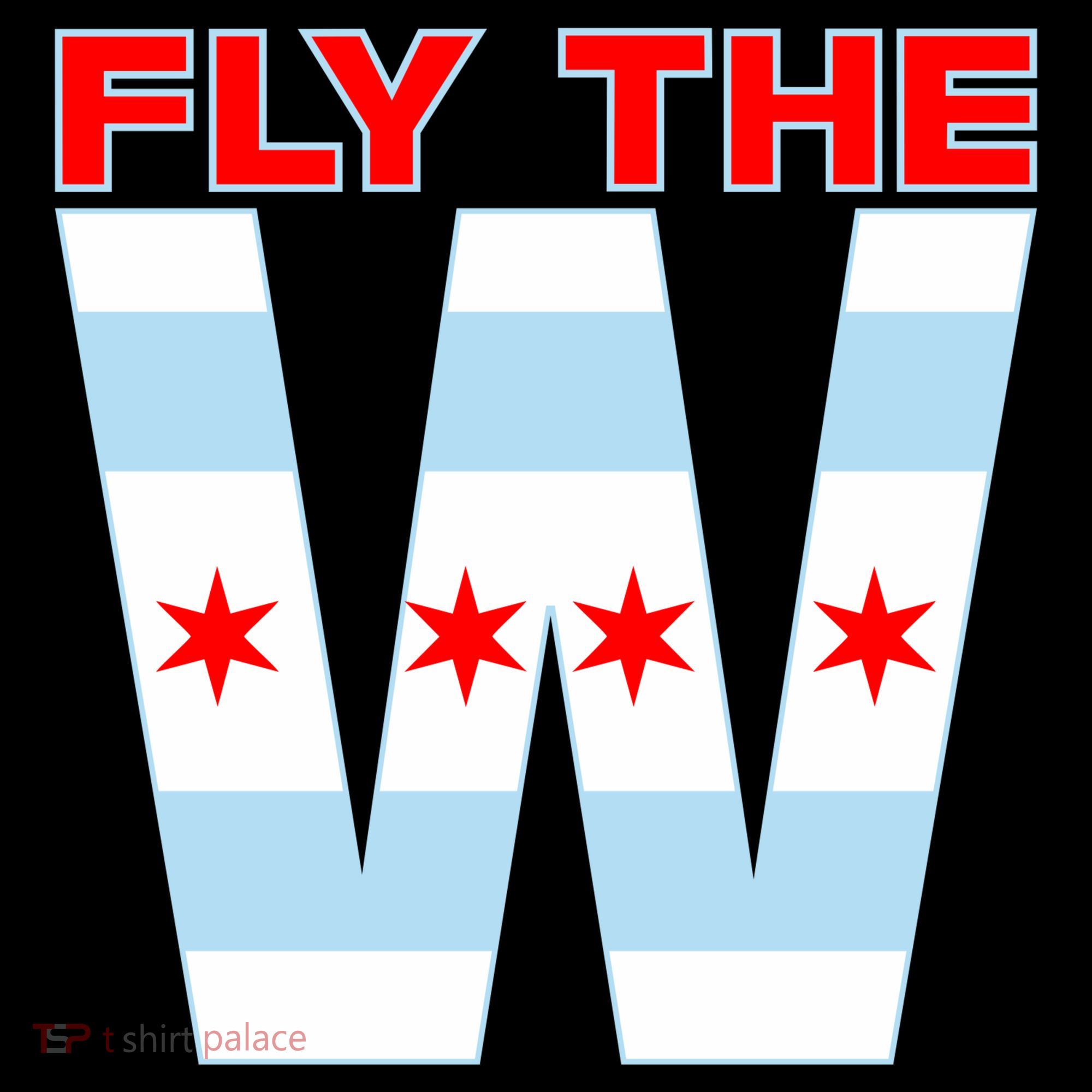 Fly The W Chicago Flag Ornament
