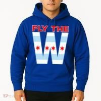 Fly The W Chicago Flag Hoodie thumb 2