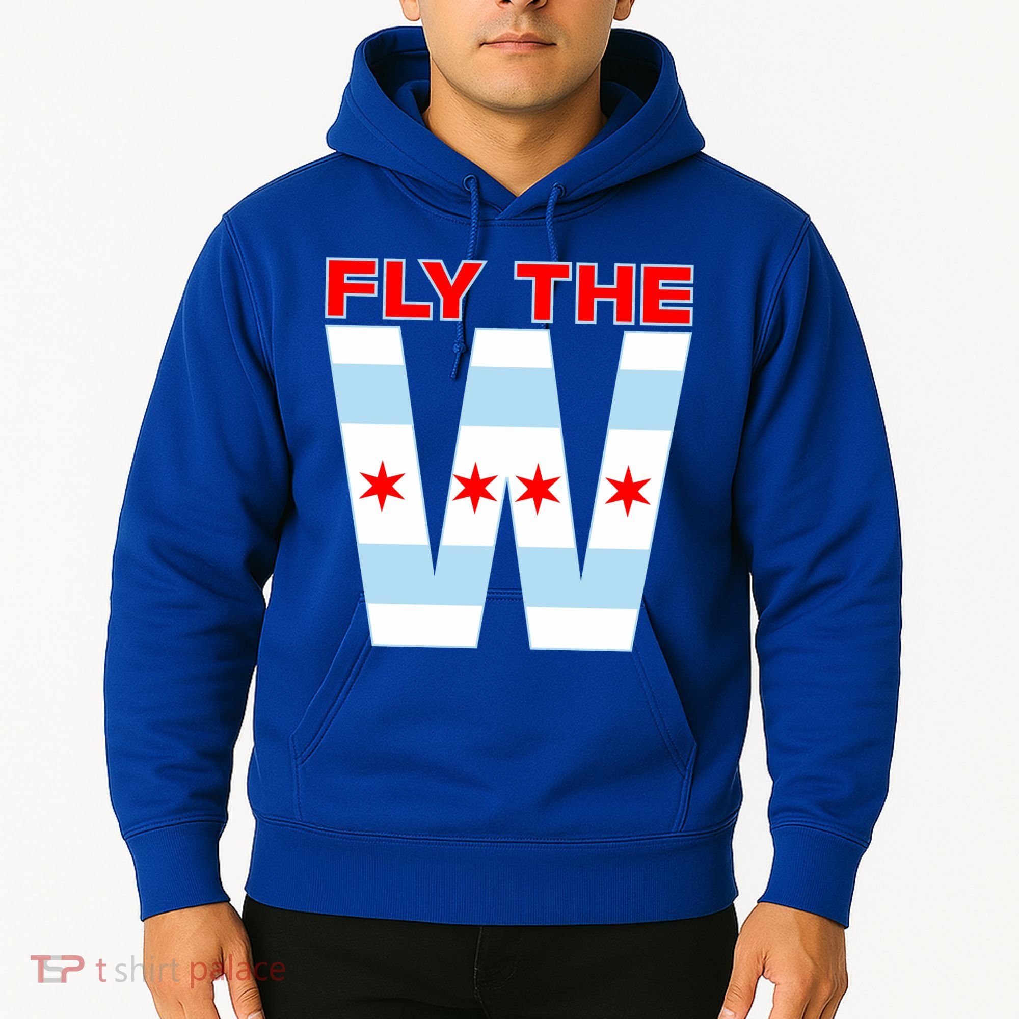 Fly The W Chicago Flag Hoodie