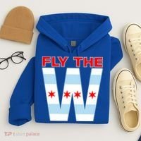 Fly The W Chicago Flag Hoodie thumb 4
