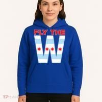 Fly The W Chicago Flag Hoodie thumb 5