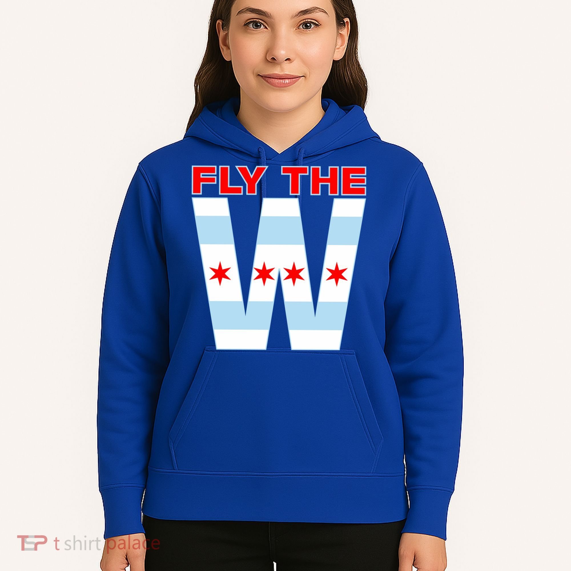 Fly The W Chicago Flag Hoodie