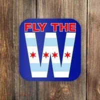 Fly The W Chicago Flag Coaster thumb 0