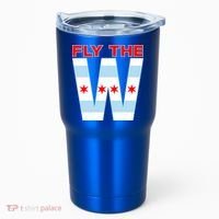 Fly The W Chicago Flag Tumbler thumb 0