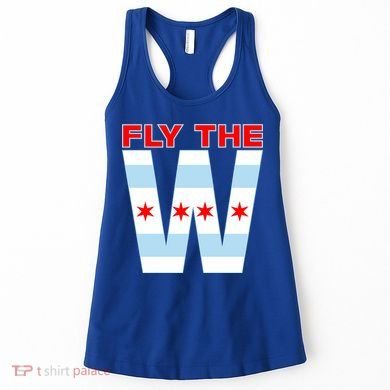 Fly The W Chicago Flag Women's Tank Top