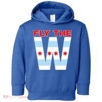 Fly The W Chicago Flag Toddler Hoodie thumb 0