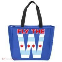 Fly The W Chicago Flag Tote Bag thumb 0