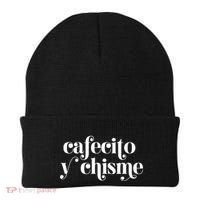 Frases LatinasCafecito Y Chisme Beanie thumb 0
