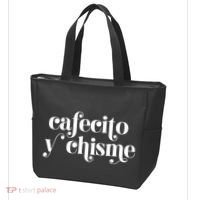 Frases LatinasCafecito Y Chisme Tote Bag thumb 3