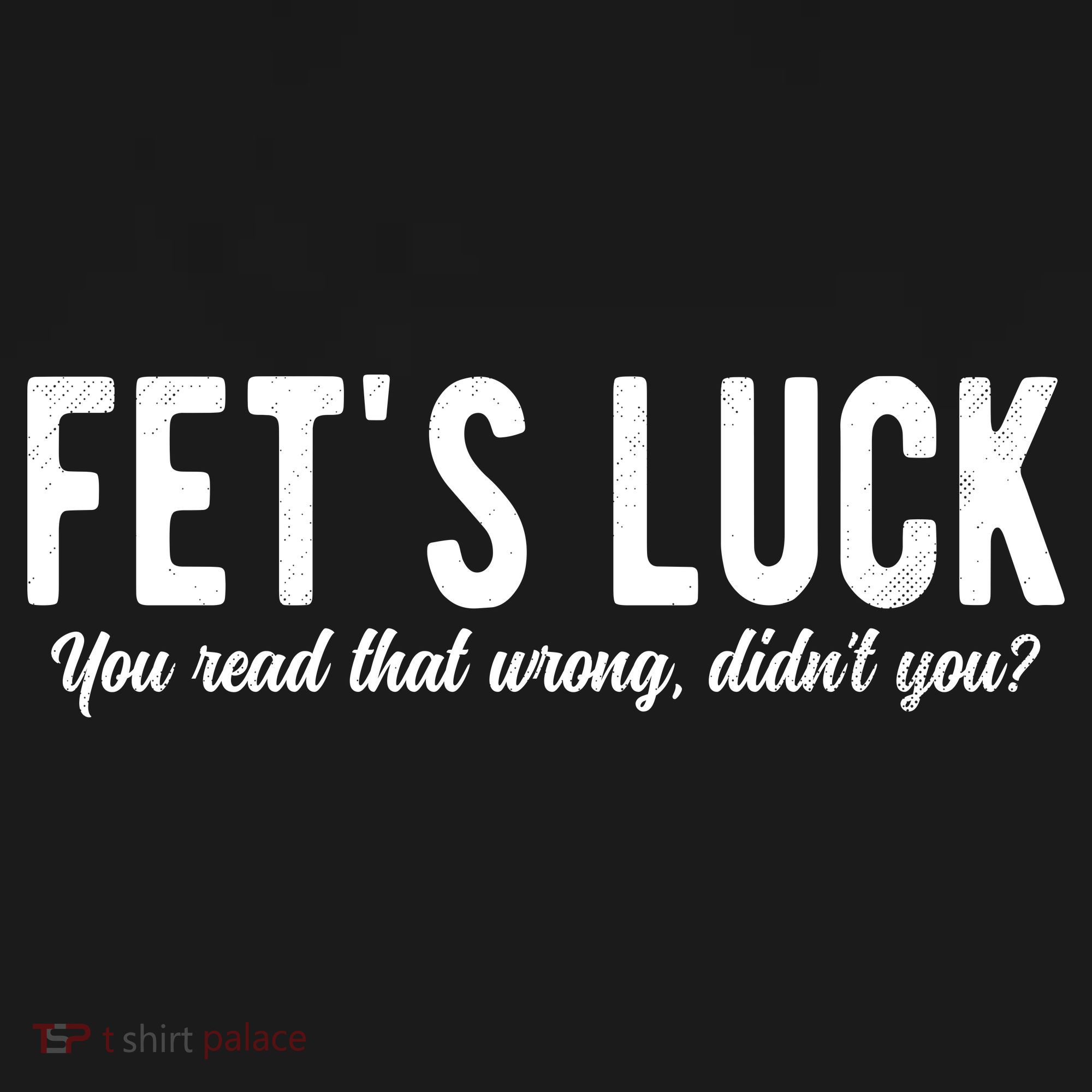 Fets Luck You Read That Wrong Didnt You Visor
