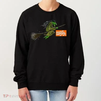 Flying Halloween Witch Women's Sweatshirt