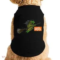 Flying Halloween Witch Doggie Tank thumb 0