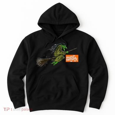 Flying Halloween Witch Hoodie