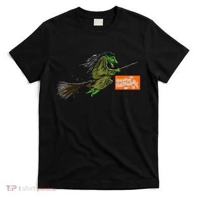 Flying Halloween Witch T-Shirt