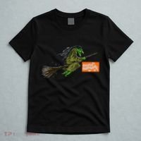 Flying Halloween Witch T-Shirt thumb 5