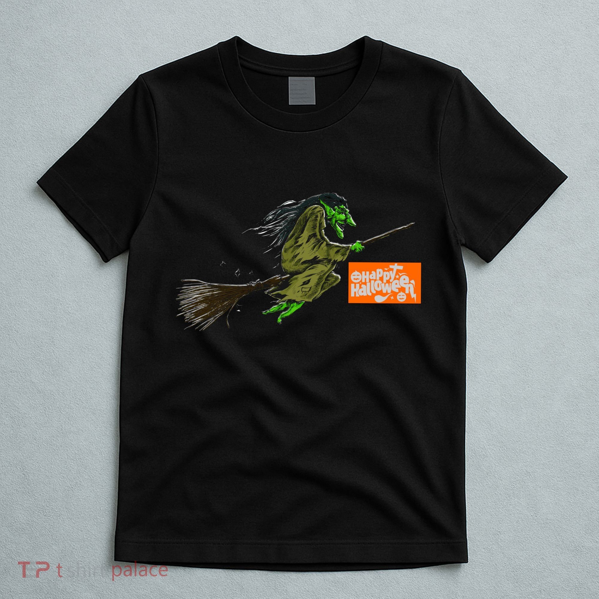 Flying Halloween Witch T-Shirt