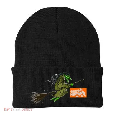 Flying Halloween Witch Beanie