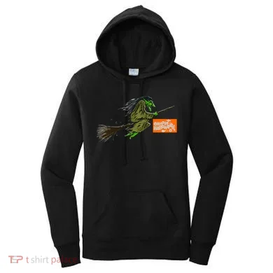 Flying Halloween Witch Women's Hoodie