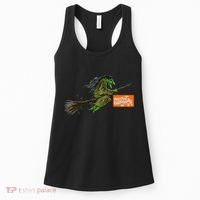 Flying Halloween Witch Women's Tank Top thumb 0
