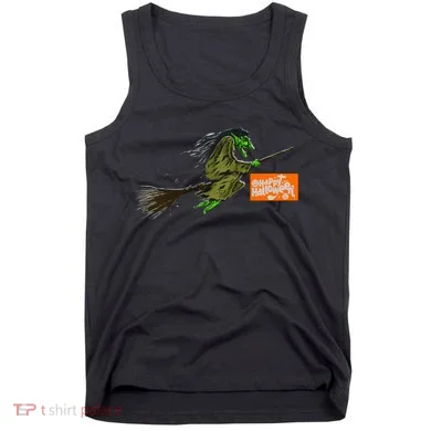 Flying Halloween Witch Tank Top