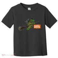 Flying Halloween Witch Toddler T-Shirt thumb 0