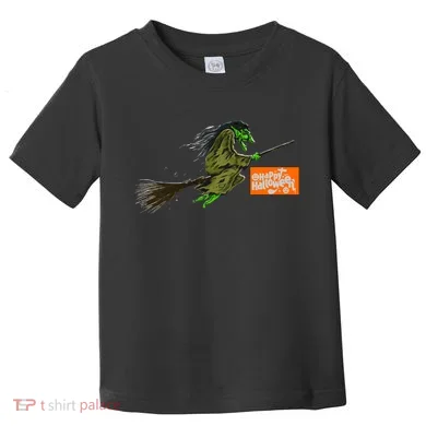 Flying Halloween Witch Toddler T-Shirt
