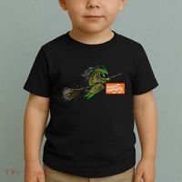 Flying Halloween Witch Toddler T-Shirt thumb 2