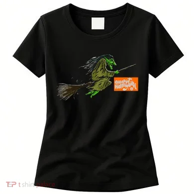 Flying Halloween Witch Women's T-Shirt