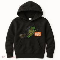 Flying Halloween Witch Kids Hoodie thumb 0