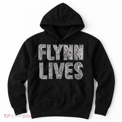Flynn Lives Retro Logo Hoodie