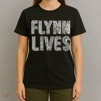 Flynn Lives Retro Logo T-Shirt thumb 4