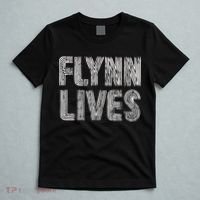 Flynn Lives Retro Logo T-Shirt thumb 5